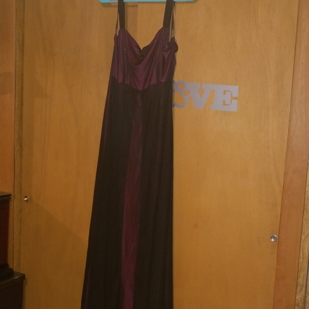 Full length strappy dress